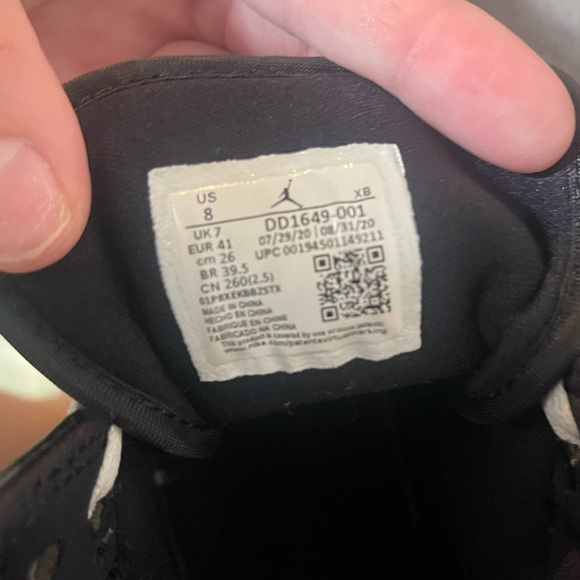 Nike jordan 1s high tops size 8 men’s lightly loved very minimal creasing. - Picture 7 of 9